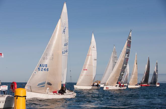 Race six start - Australian Women’s Keelboat Regatta 2014 ©  Steb Fisher